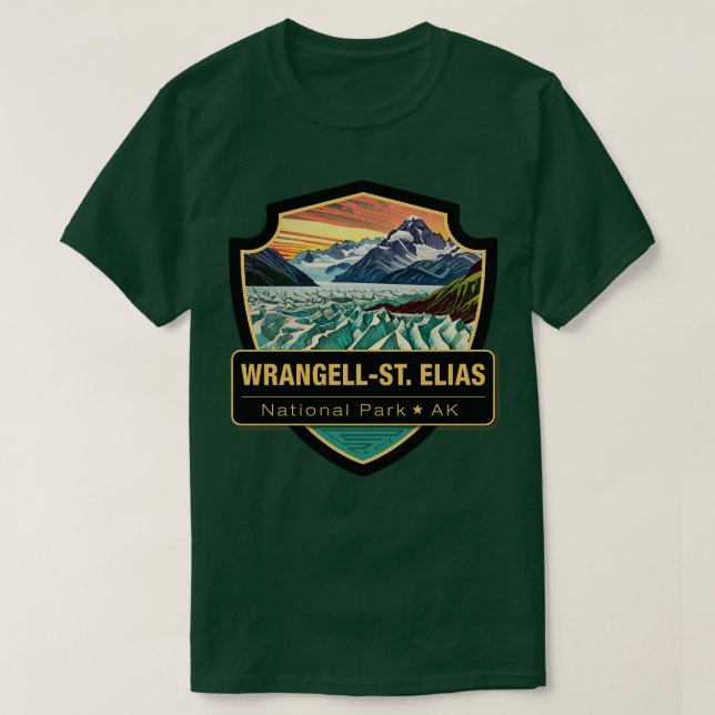 WrangellSt Elias Nationalpark TShirt (Design vorne)