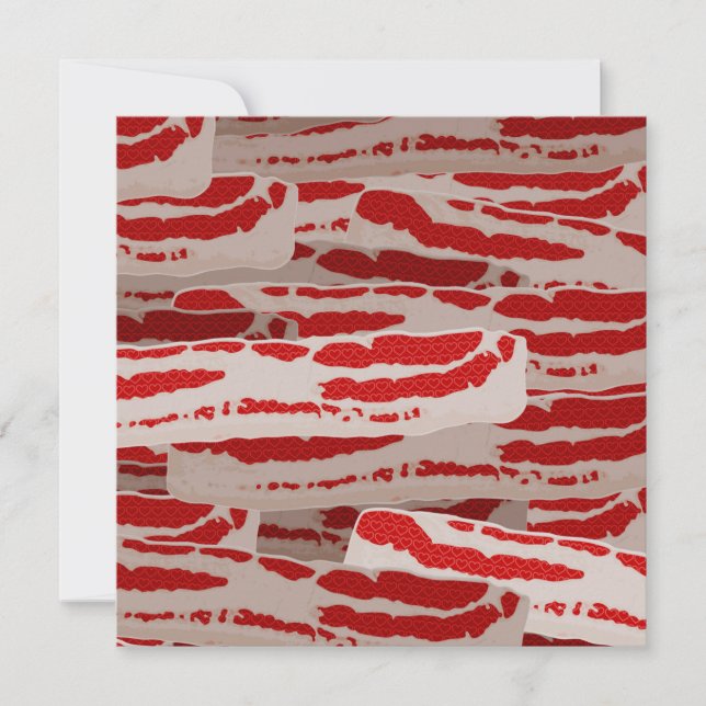 Wrap es in Bacon! Einladung (Vorderseite)