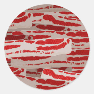 Wrap es in Bacon! Runder Aufkleber