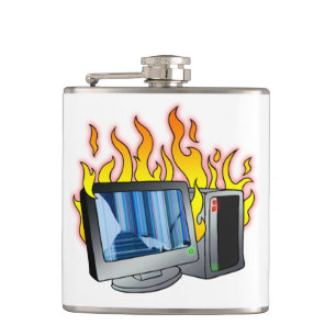 Wrap-Flasche mit dem Computer-Feuer Flachmann