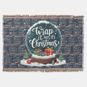 Wrap It Up Es Ist Weihnachten Schneekugeldesign Decke