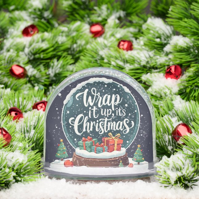 Wrap It Up It's Christmas Snow Globe Design Schneekugeln (Weihnachten)