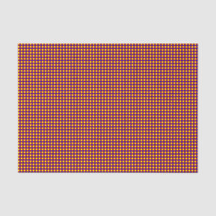 WRAP-PAPERS FÜR Primärfarben-Gingham-2-TISSUE Seidenpapier