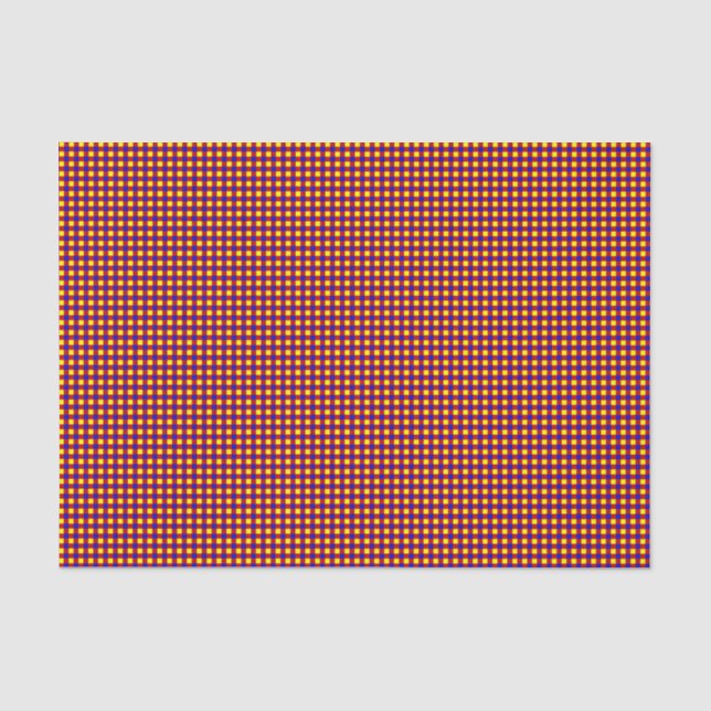 WRAP-PAPERS FÜR Primärfarben-Gingham-2-TISSUE Seidenpapier (Vorderseite)