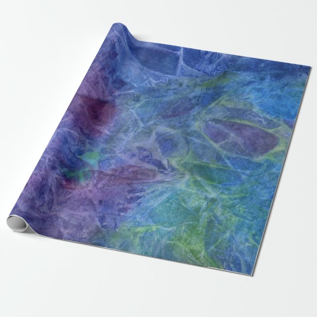 Wrap-Papier lässige gefärbte Krawatte Batik Farbko Geschenkpapier (Ungerollt)
