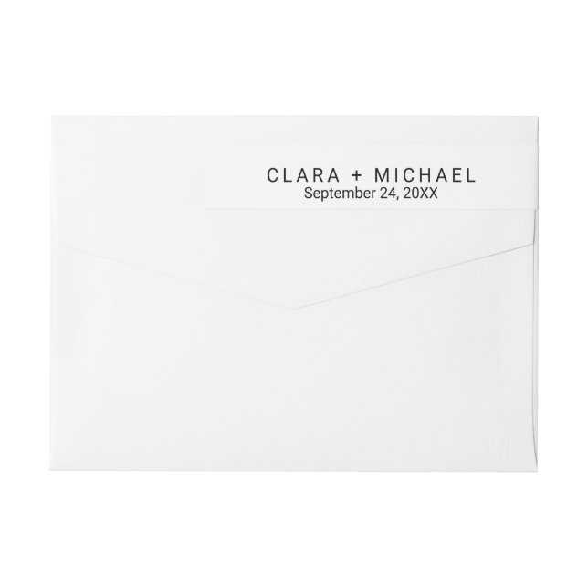 Wrap um das Etikett (Rückseite)