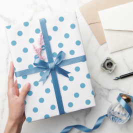 Wrap Your Gift in Sky Blue Serenity Geschenkpapier