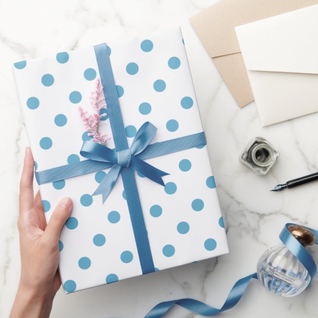 Wrap Your Gift in Sky Blue Serenity Geschenkpapier (Schenken)