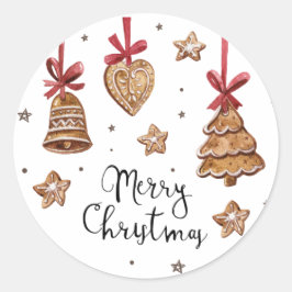 Wrap your gifts with joy this holiday season! runder aufkleber