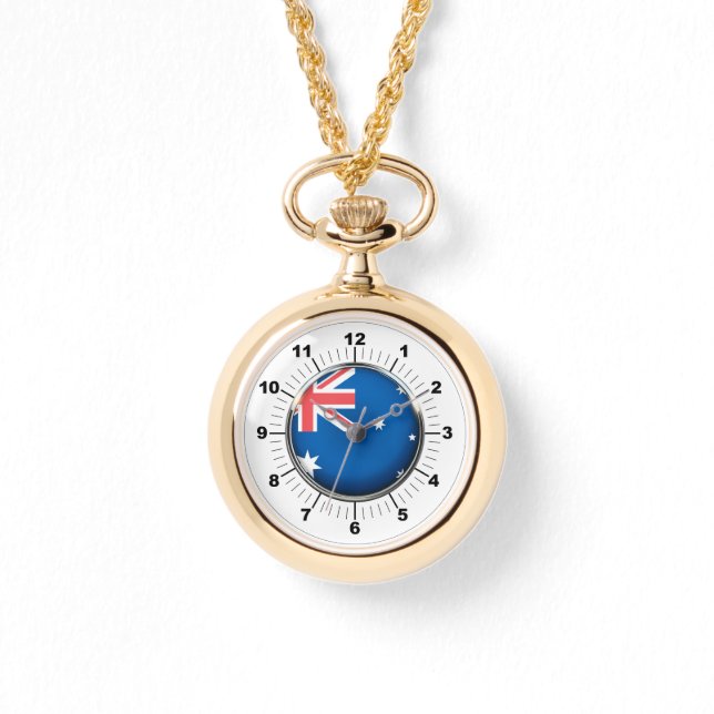 Wraparound Gold Watch in Australien Armbanduhr (Vorderseite)
