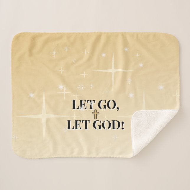 Wrapped in His Light Let Go Let God Sherpadecke (Vorderseite (Horizontal))