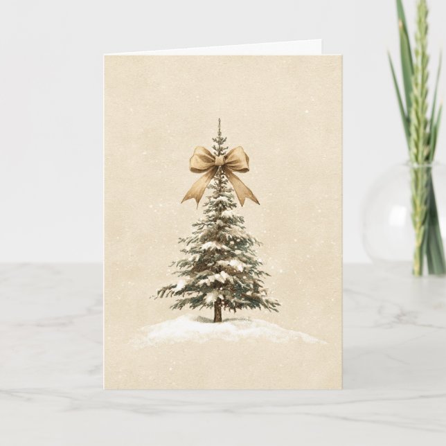 Wrapped in Love Christmas Feiertagskarte (Vorderseite)