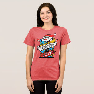 Wrapped in Love Weihnachten Tri-Blend Shirt