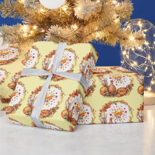 Wrapper für niedliche Erntedank Geschenkpapier