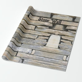 Wrapper Paper Stone Wall Spaß Geschenkpapier
