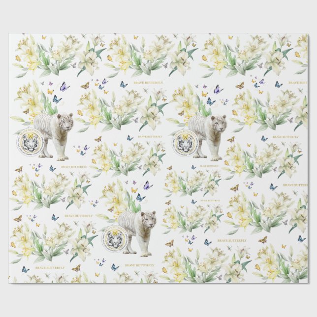 Wrapper Paper Tiger Geschenkpapier (Flach)
