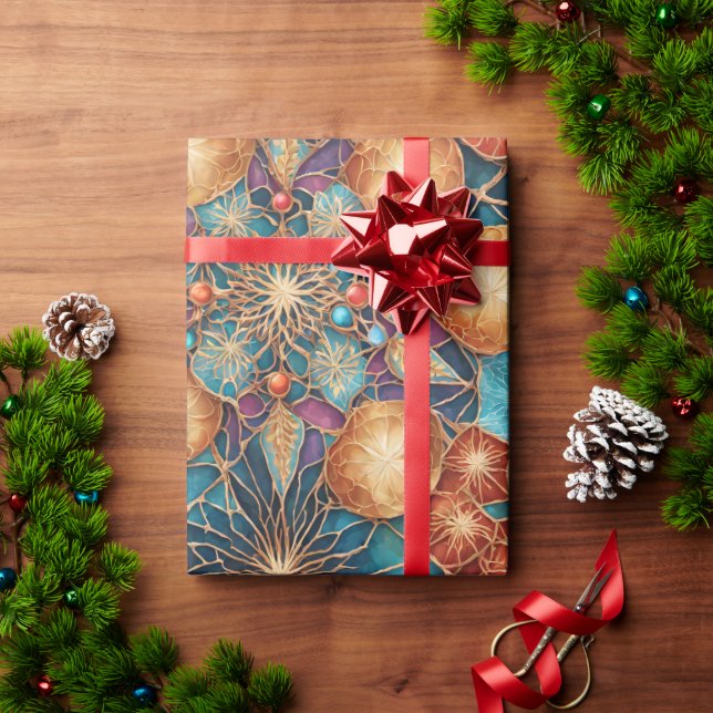 Wrapping Enchantments n2 Geschenkpapier (Feiertagsgeschenk)