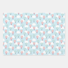 Wrapping - Heißluftballons Geschenkpapier Set