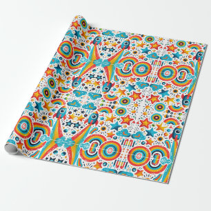 Wrapping Paper "Cosmic Celebration" Geschenkpapier