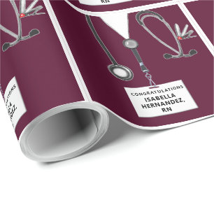 Wrapping Paper der Krankenpflegepartei Geschenkpapier