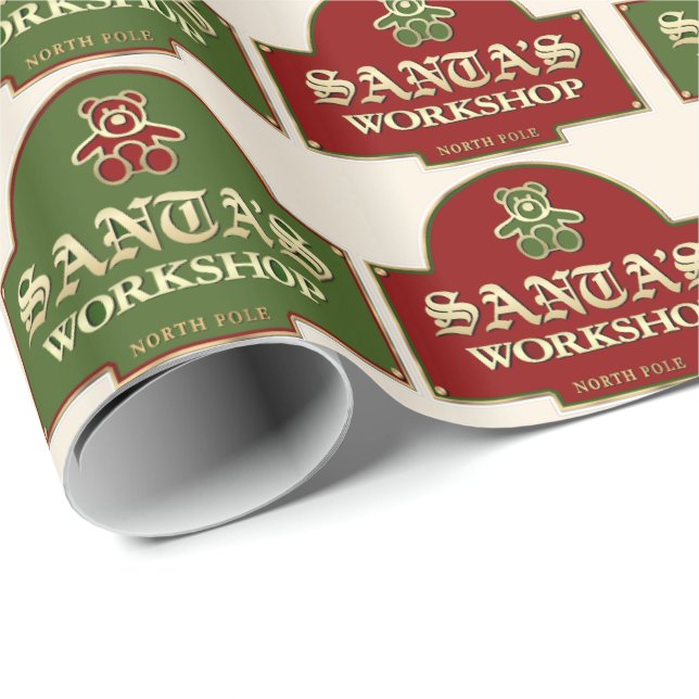 Wrapping Paper des Weihnachtswerkstätten Geschenkpapier (Rolleneckpunkt)