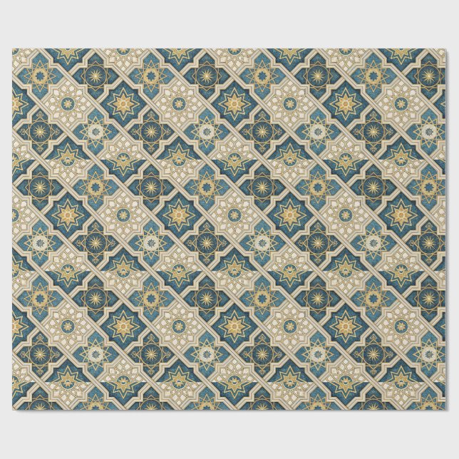 Wrapping Paper-Eid Mubarak Wrapping Paper Geschenkpapier (Flach)