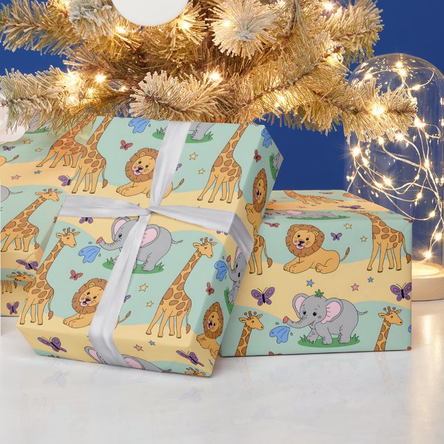 Wrapping paper featuring a playful pattern geschenkpapier (Von Creator hochgeladen)
