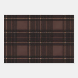 Wrapping Paper Flat Sheet Set of 3 Geschenkpapier Set