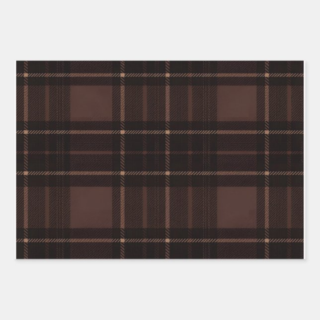 Wrapping Paper Flat Sheet Set of 3 Geschenkpapier Set (Vorderseite)