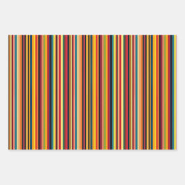 Wrapping Paper Flat Sheet Set of 3 Geschenkpapier Set