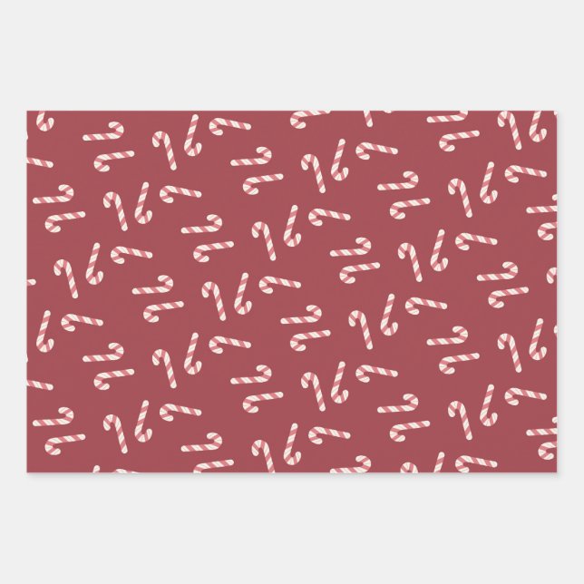 Wrapping Paper Flat Sheet Set of 3 Geschenkpapier Set (Vorderseite)