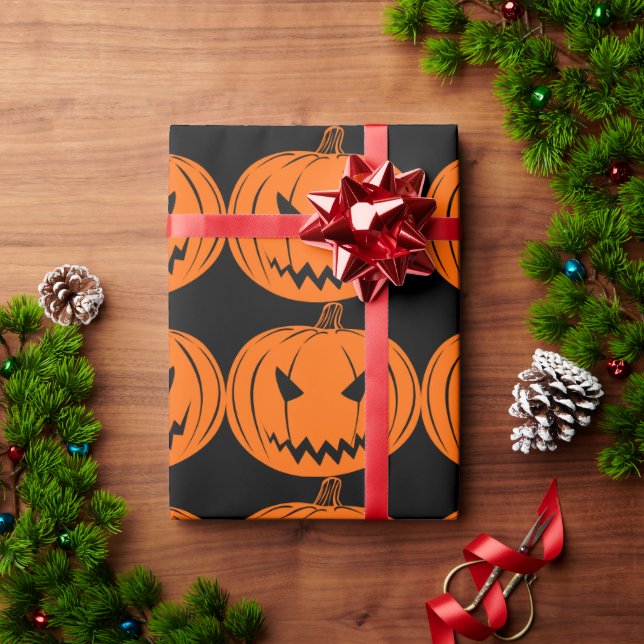Wrapping paper for Halloween Geschenkpapier (Feiertagsgeschenk)
