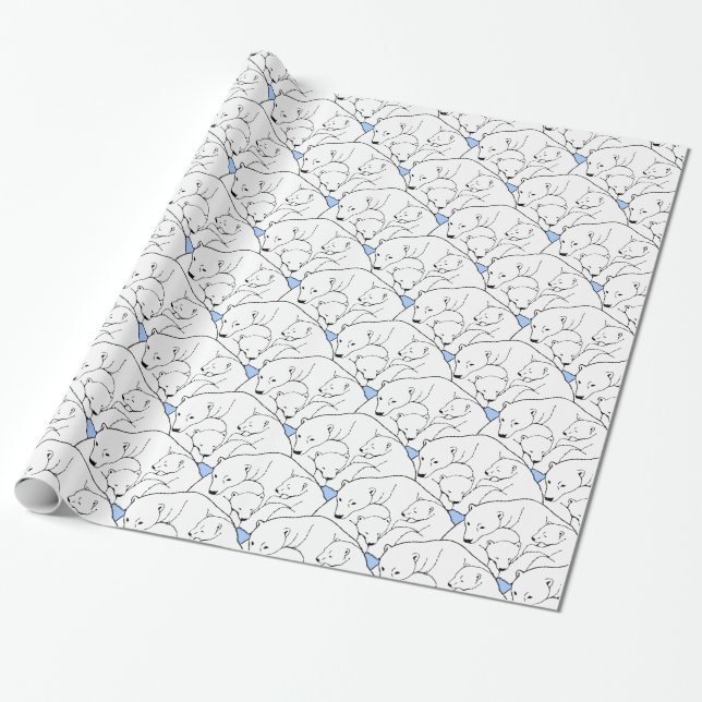 Wrapping Paper für Bärenknaben Geschenkpapier (Ungerollt)