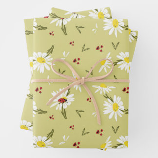 Wrapping Paper für Milchprodukte und Ladybugs Geschenkpapier Set