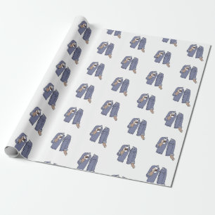 Wrapping Paper für niedliche Kaffeemaschine Party Geschenkpapier