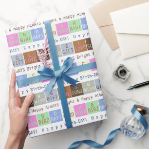 Wrapping Paper für personalisierte Birthday Wish S Geschenkpapier