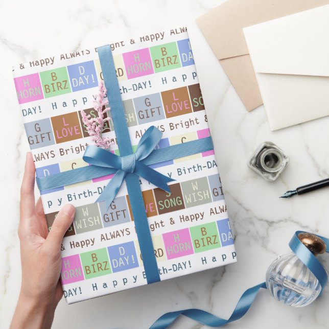 Wrapping Paper für personalisierte Birthday Wish S Geschenkpapier (Schenken)