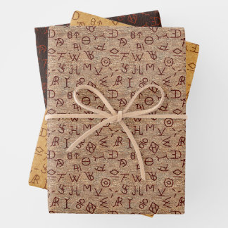 Wrapping Paper für Rindermarken Geschenkpapier Set