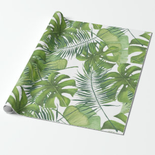 Wrapping Paper für tropische Wasserfarben Geschenkpapier