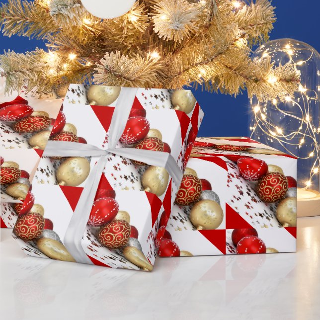 Wrapping Paper für Weihnachtsball-Ornamente Geschenkpapier (Feiertage)