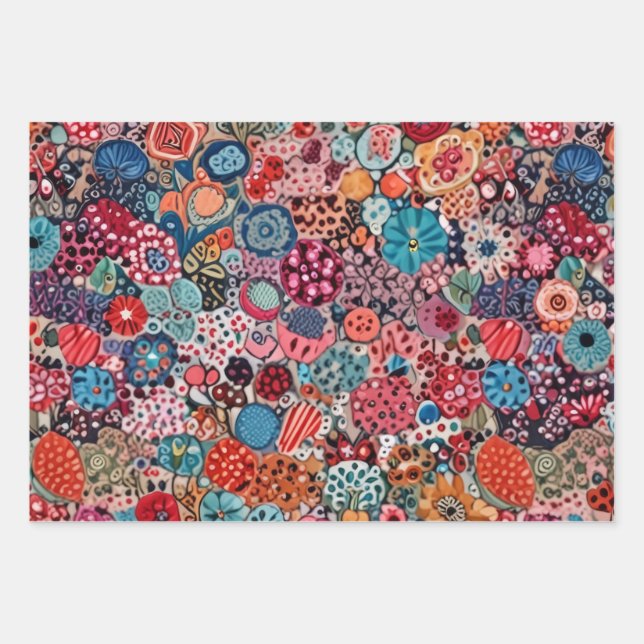 Wrapping Paper Geschenkpapier Set (Vorderseite)