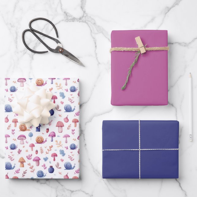 Wrapping Paper Geschenkpapier Set (Vorderseite)