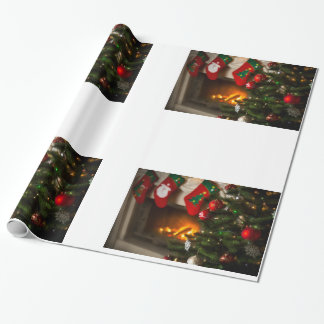 Wrapping Paper, glänzend ummantelt, 1,50 cm x 2,5 Geschenkpapier