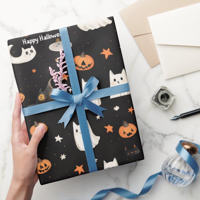 Wrapping Paper (Halloween) Geschenkpapier (Schenken)