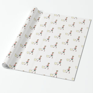 Wrapping Paper Hund Walker Geschenkpapier