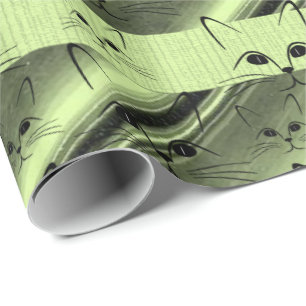 Wrapping Paper Kitten Geschenkpapier