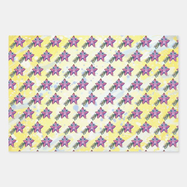 Wrapping Paper - Little Shot Kids's Birthday Geschenkpapier Set (Vorderseite)