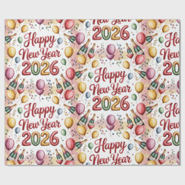 Wrapping Paper-New Year 2026 Wrapping Paper Geschenkpapier