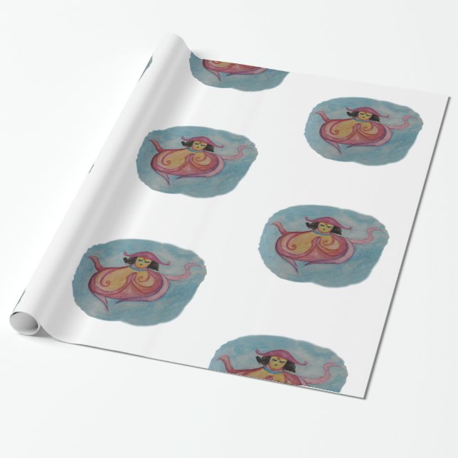 Wrapping Paper Octopoditat Geschenkpapier (Ungerollt)
