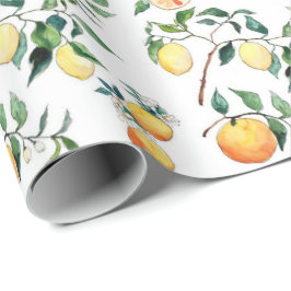 Wrapping Paper - Oranges and Lemons Geschenkpapier